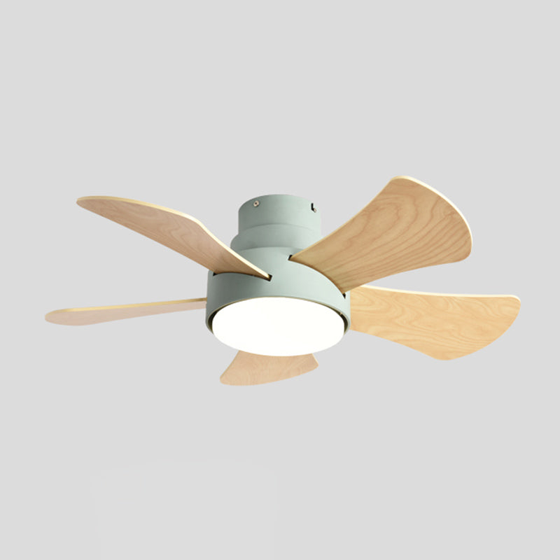 Ceiling Fan Light Simple-Style LED Metal Ceiling Flush Mount Light