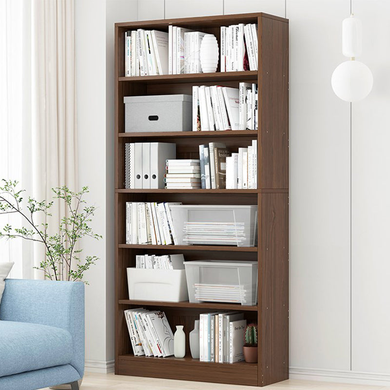 Modern Vertical Standard Bookcase Manufactured Wood Bookshelf for Home