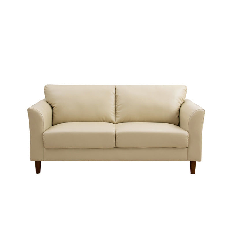 Contemporary Pillow Back Sofa 31"H Flared Arm Couch for Apartment