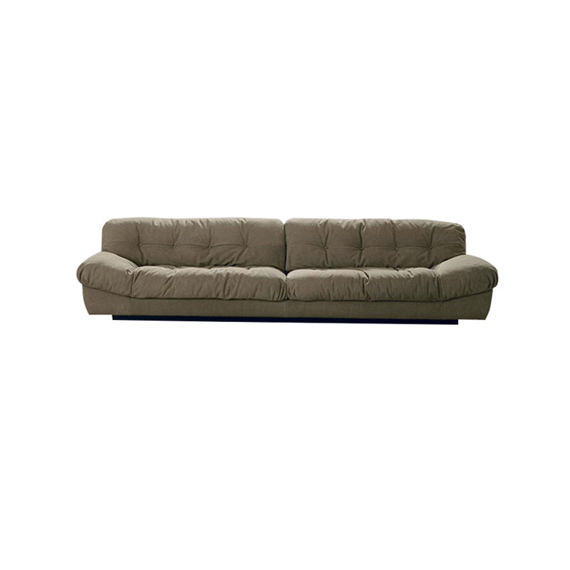 Living Room Armless Standard Sofa Scandinavian Tufted Back Couch