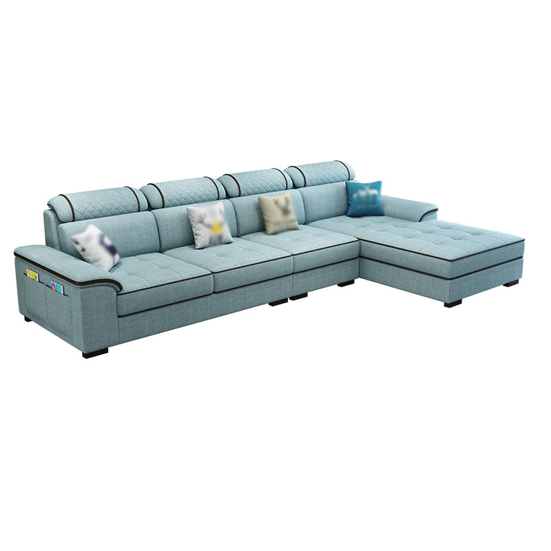 Pillow Top Arm Pillowed Back Cushions Right Hand Facing Sectional Sofa with Chaise