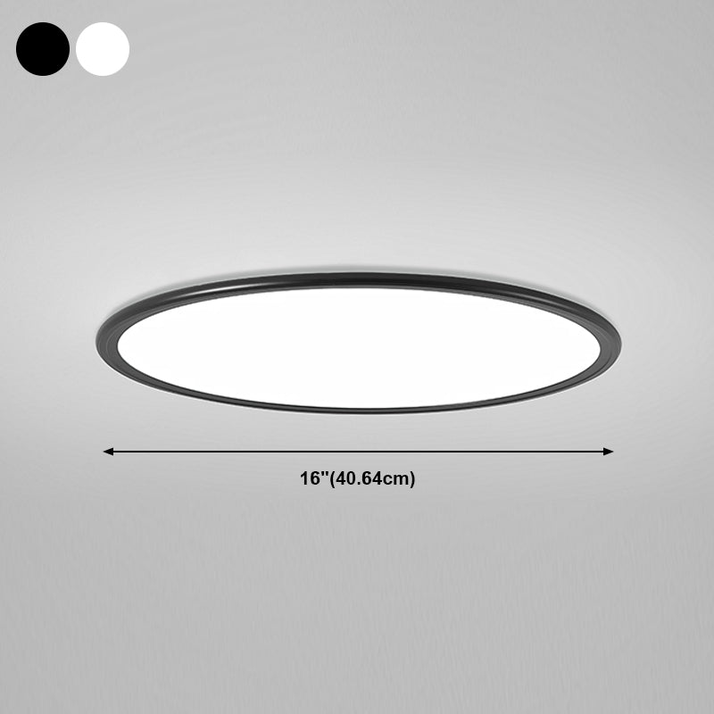 Aluminum Circle Ceiling Light Fixture Simplicity LED Ceiling Mount Light Fixture