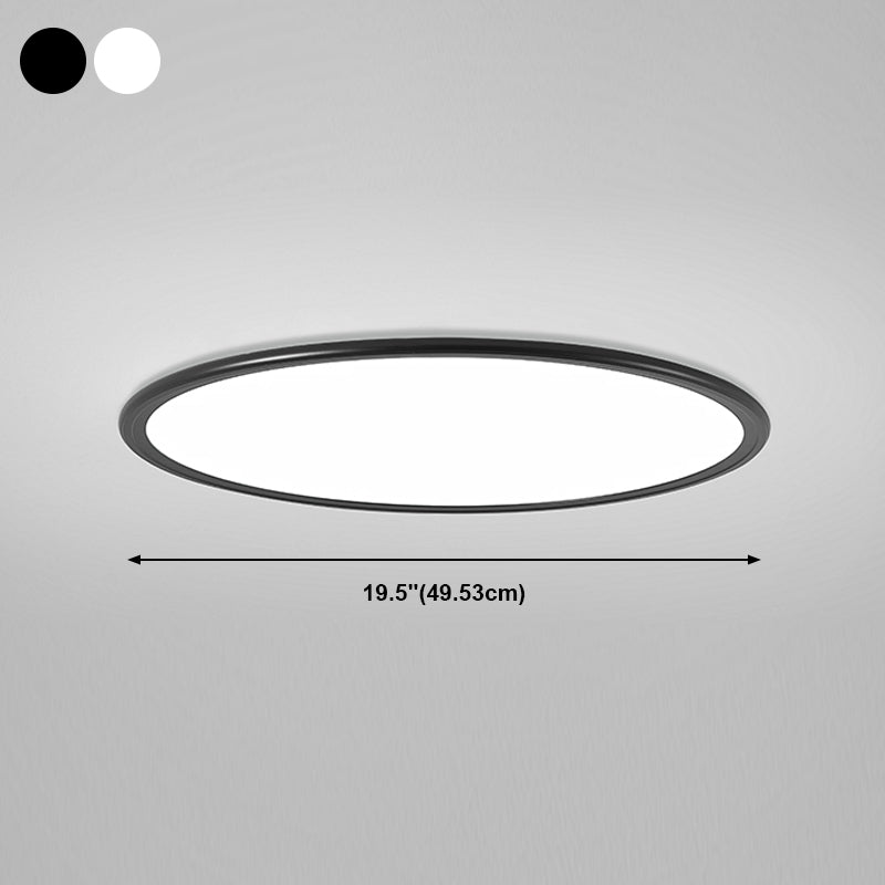 Aluminum Circle Ceiling Light Fixture Simplicity LED Ceiling Mount Light Fixture