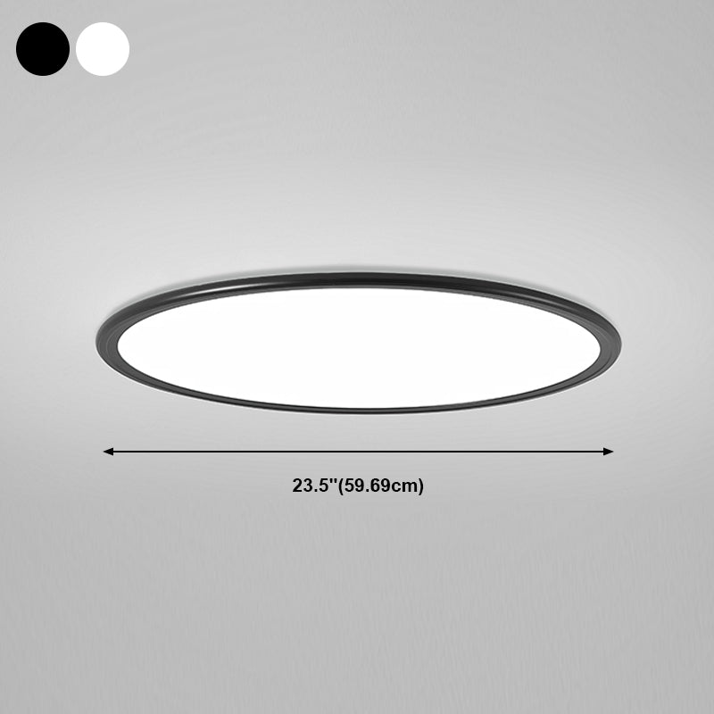 Aluminum Circle Ceiling Light Fixture Simplicity LED Ceiling Mount Light Fixture