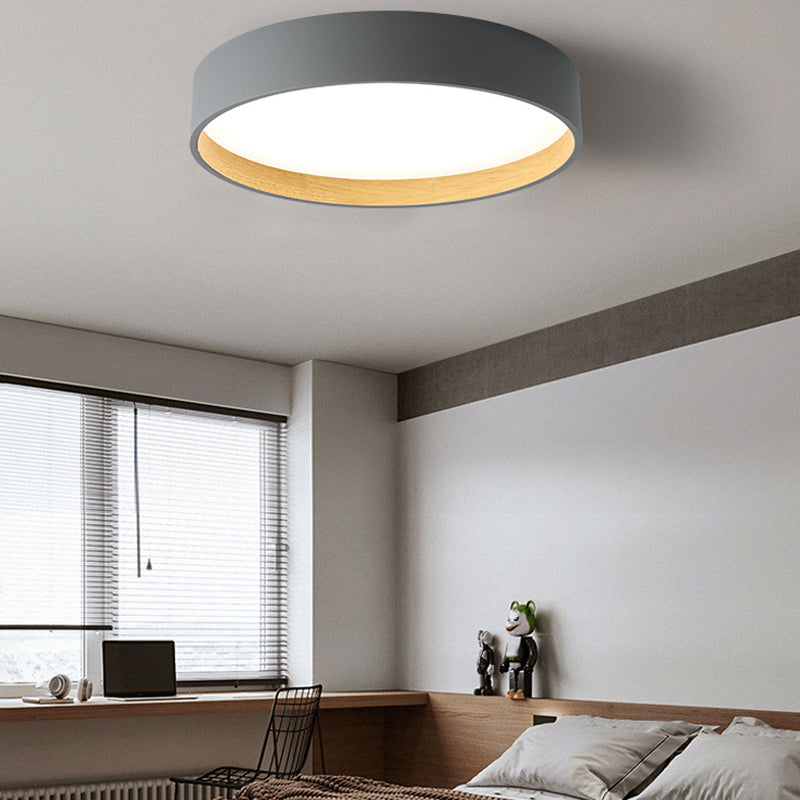 Metal Round Flush Mount Lighting Modern Style LED Flush Ceiling Light Fixture