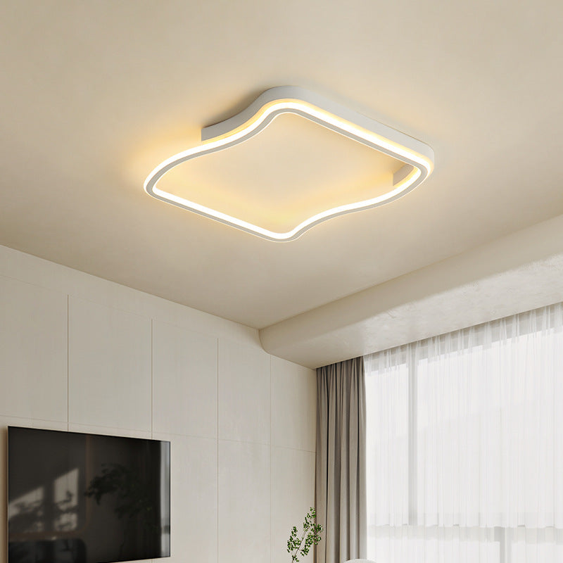 Nordic Ceiling Lamp Fixture Metal LED Bedroom Ceiling Flush Mount Lamp