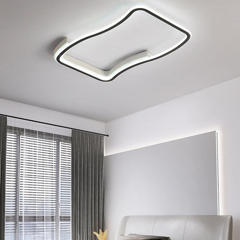 Nordic Ceiling Lamp Fixture Metal LED Bedroom Ceiling Flush Mount Lamp