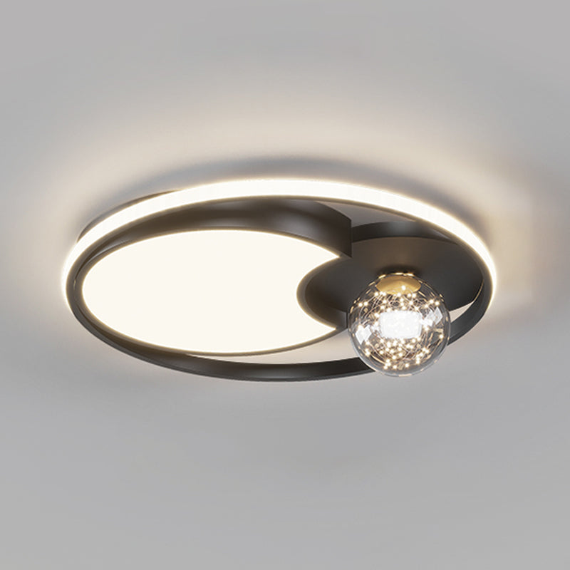 Gypsophila LED Flush Mount Light with Acrylic Shade Modern Ceiling Lamp