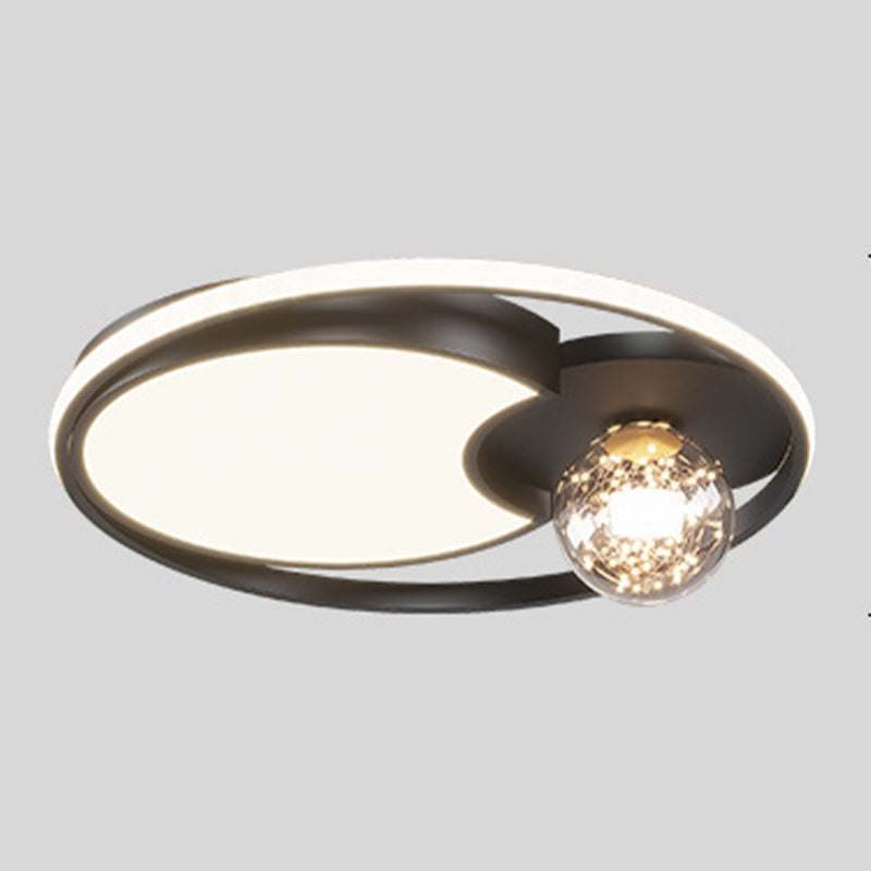 Gypsophila LED Flush Mount Light with Acrylic Shade Modern Ceiling Lamp