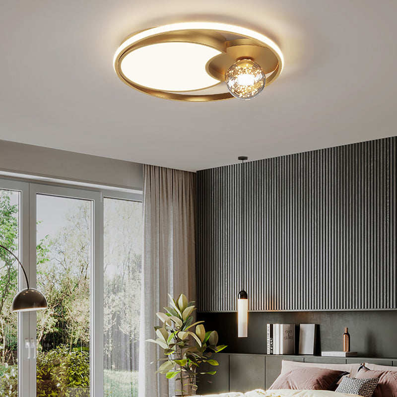 Gypsophila LED Flush Mount Light with Acrylic Shade Modern Ceiling Lamp