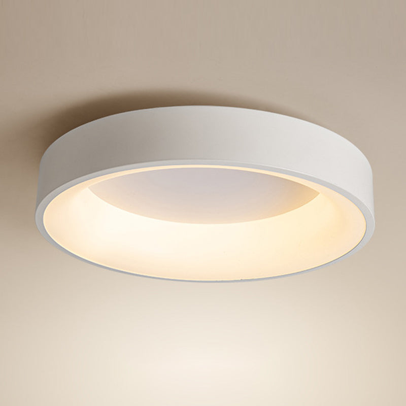 Modern Style Circle Shade Ceiling Lamp Metal 1 Headed Ceiling Lighting for Restaurant