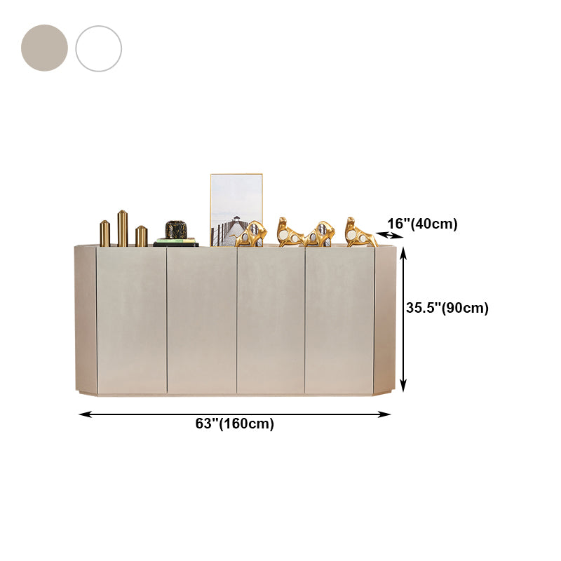 Glam Cabinets Dining Buffet Living Room Birch Solid Wood Buffet Sideboard