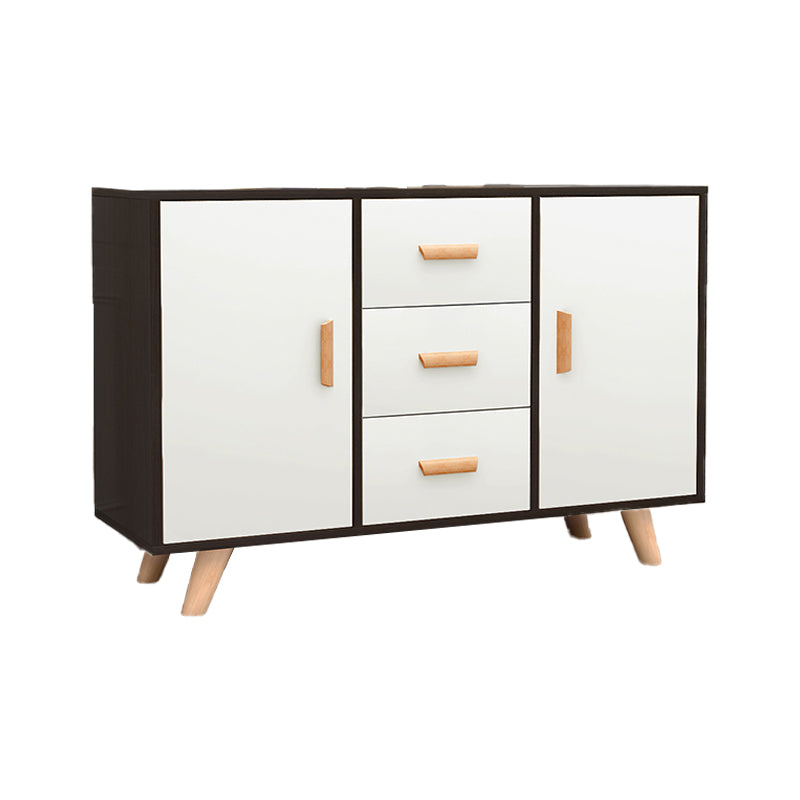 Modern Style Sideboard with Wooden Drawers and Storage Side Board for Dining Room