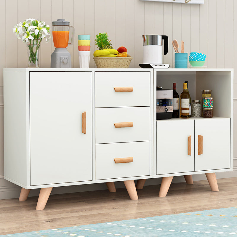 Modern Style Sideboard with Wooden Drawers and Storage Side Board for Dining Room