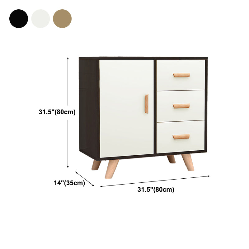 Modern Style Sideboard with Wooden Drawers and Storage Side Board for Dining Room