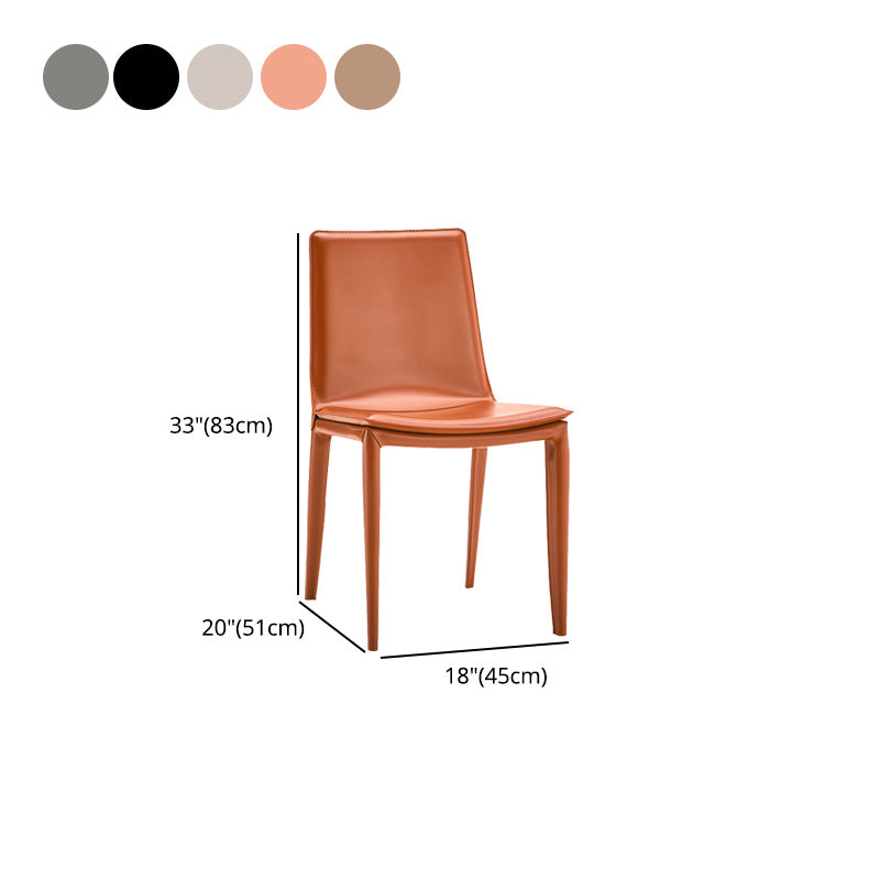 Entryway Side Dining Chairs Leather Nordic Dining Room Chairs