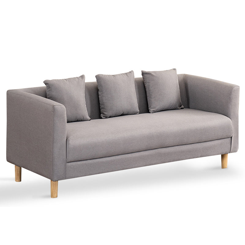 23.23" H Linen Square Arm Sofa with Tight Back Sofa for Living Room, Apartment