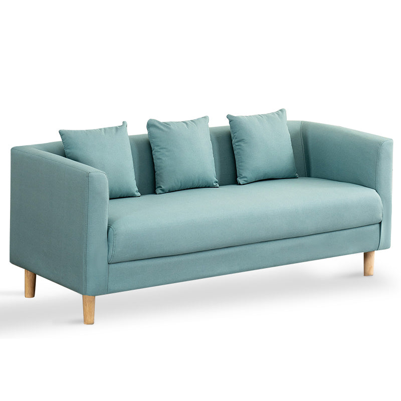 23.23" H Linen Square Arm Sofa with Tight Back Sofa for Living Room, Apartment