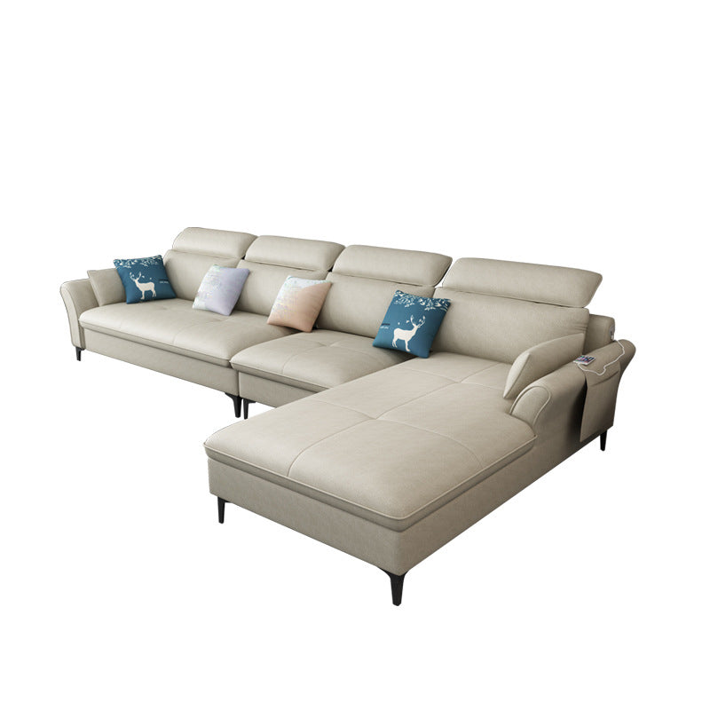 Modern Modular Sectional with Storage and USB for Four People