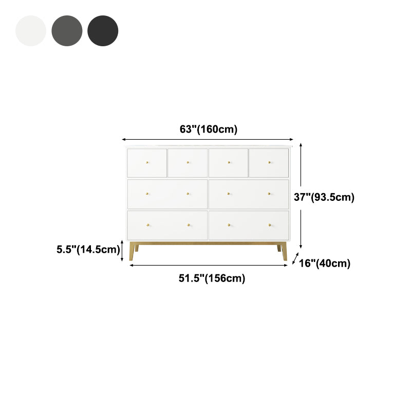 Pine Solid Wood Buffet/Console with Drawers Modern Buffet Server for Living Room