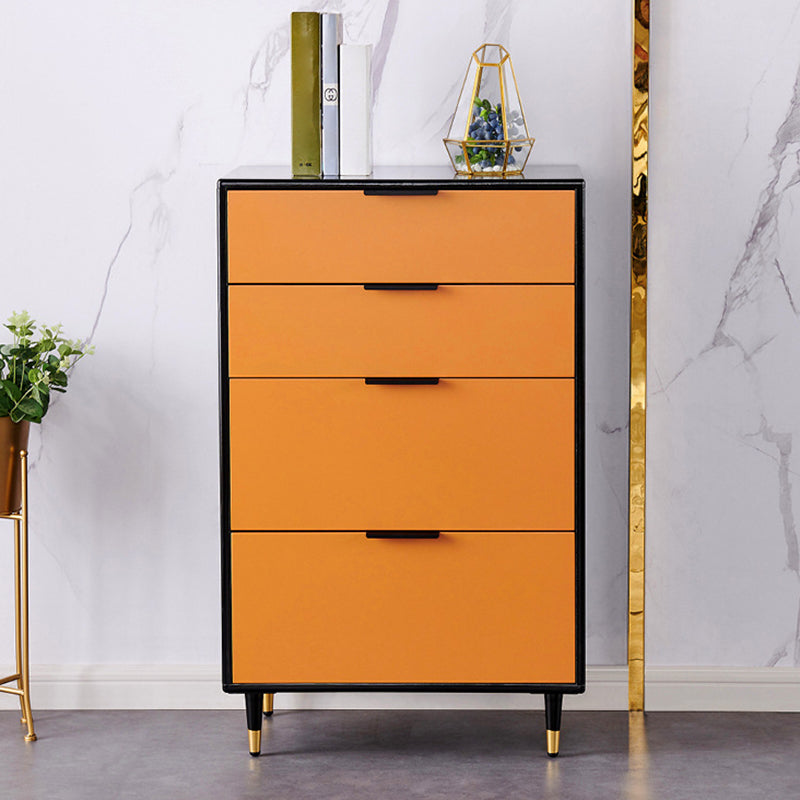 Modern Wood Credenza Simple Buffet Table with Drawer for Living Room