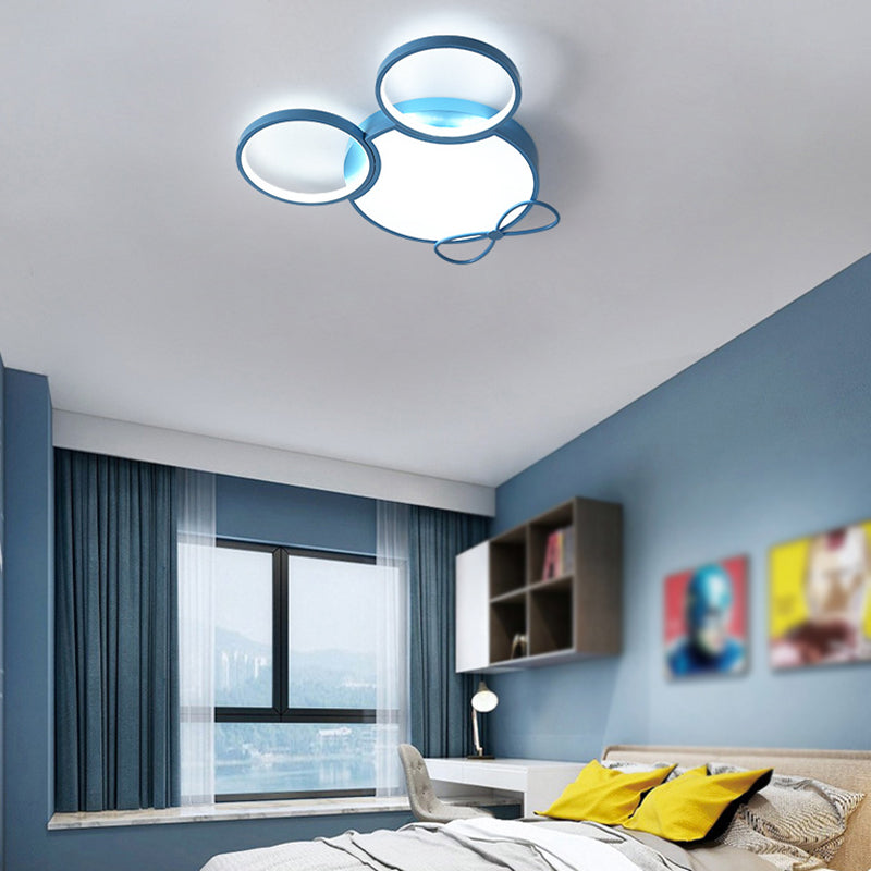 Modern Style Geometry Shape Ceiling Light Metal 3 Light Ceiling Light for Restaurant