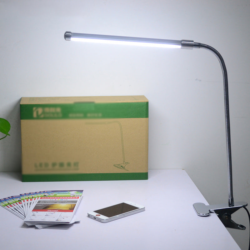 Modern Style Linear Shape Table Light Metal 1 Light Nightstand Lamps for Bedside