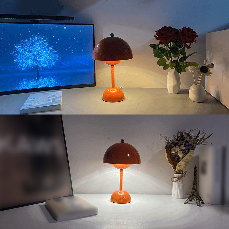 Dome Shape Table Light Modern Macaron Style Desk Light Fixture for Bedroom