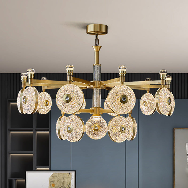 Contemporary Acrylic Chandelier Light Fixtures Led Hanging Chandelier for Dinning Room