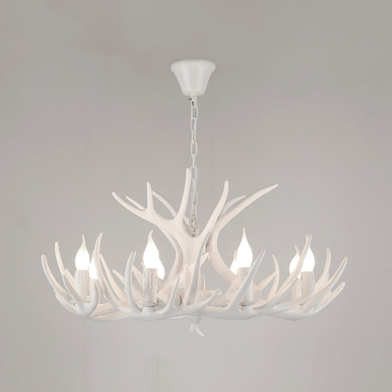 American Chandelier Resin Antler Shape Chandelier Pendant for Restaurant