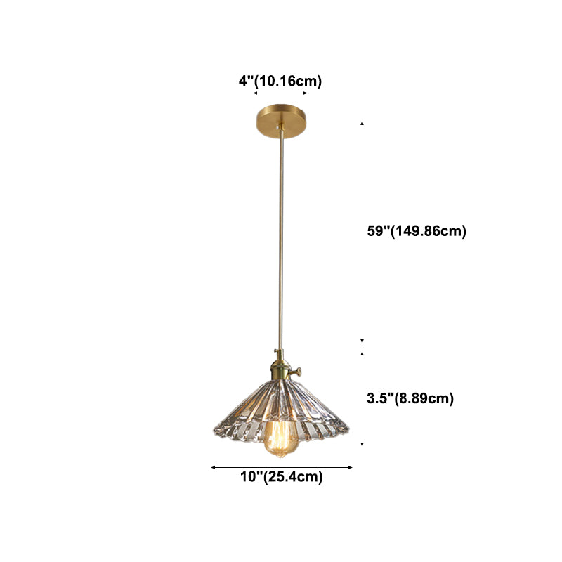 Modern Style Pendant Lighting Glass 1 Light Pendant Light for Bedroom