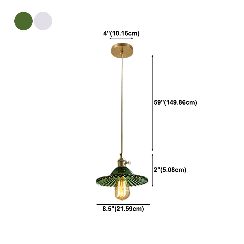 Modern Style Pendant Lighting Glass 1 Light Pendant Light for Bedroom