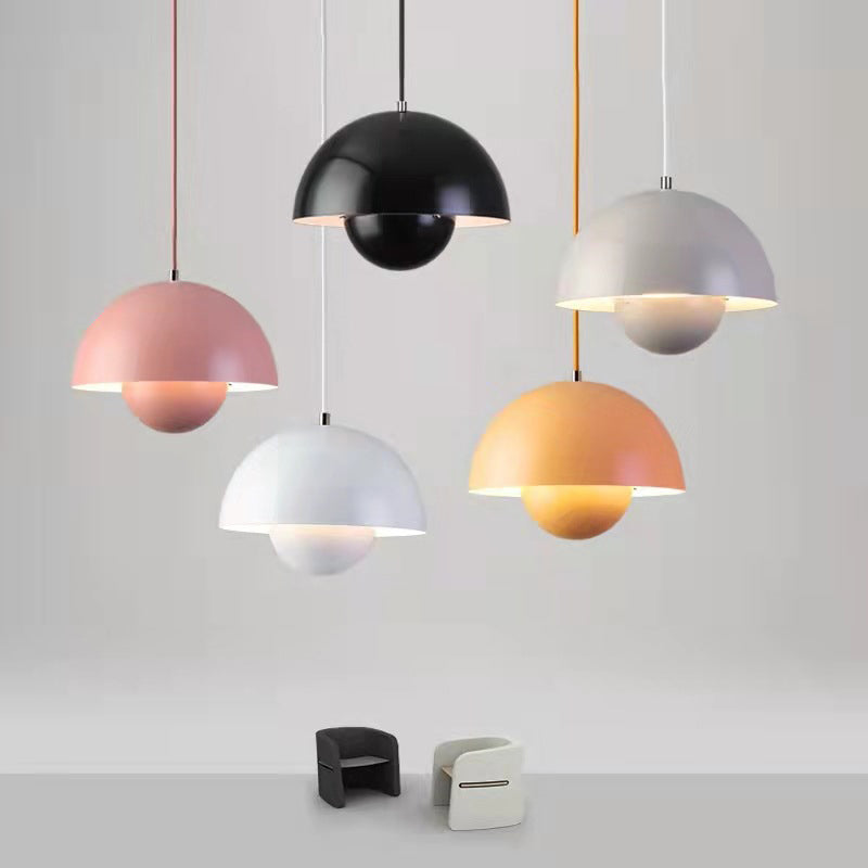 Postmodern Style Unique Shape Pendant Lighting Metal 1 Light Pendant Light for Bedroom