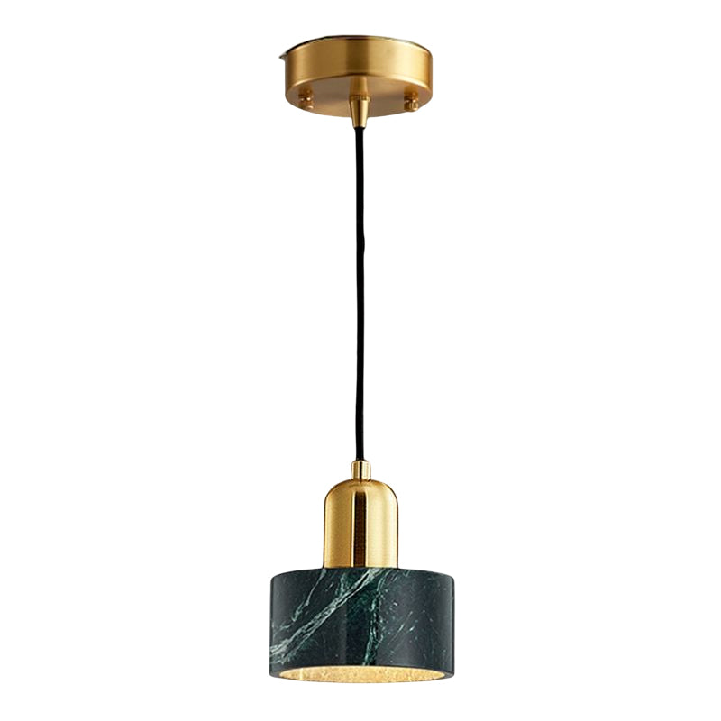 Geometric Pendant Lighting Modern Style Stone 1 Light Pendant Light Fixtures