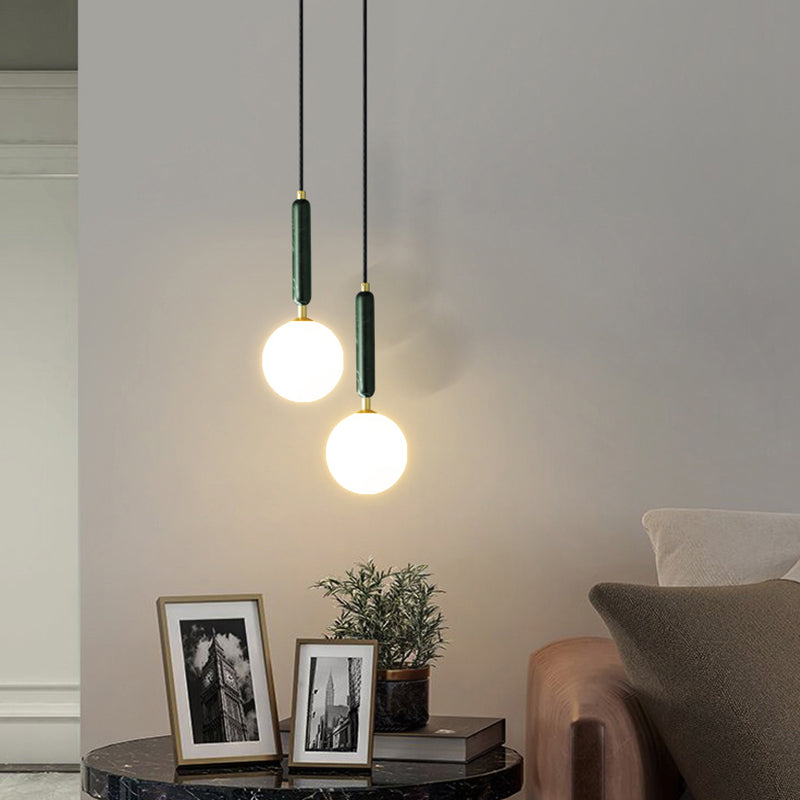 Modern Hanging Light Fixture 1-Light Pendant Light for Living Room