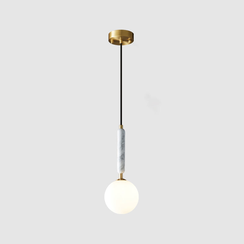 Modern Hanging Light Fixture 1-Light Pendant Light for Living Room