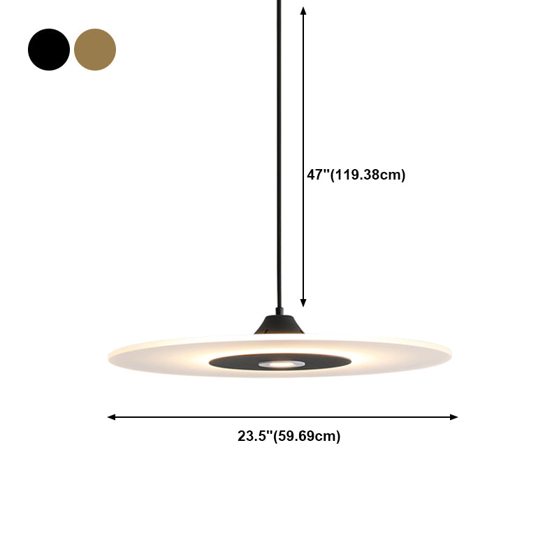 Nordic-Style Pendant Ceiling Light Metal LED Hanging Light Fixture