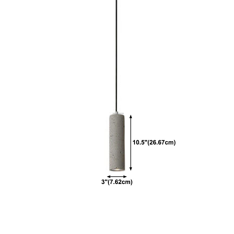 Modern Style Linear Shape Pendant Lighting 1 Light Pendant Light for Bedroom