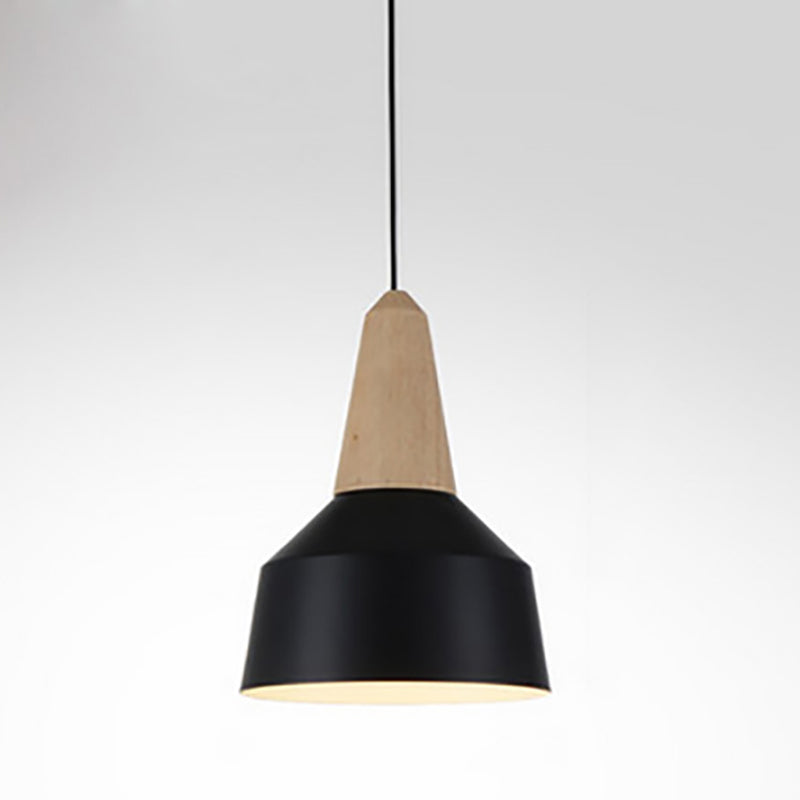 1 Light Geometric Hanging Lights Modern Style Metal Drop Pendant