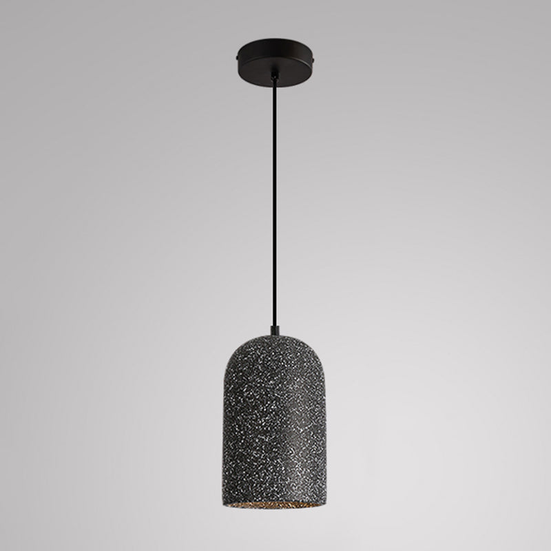 Nordic Style Cement Ceiling Lamp Modern Simple Geometry Led Pendant Light for Living Room