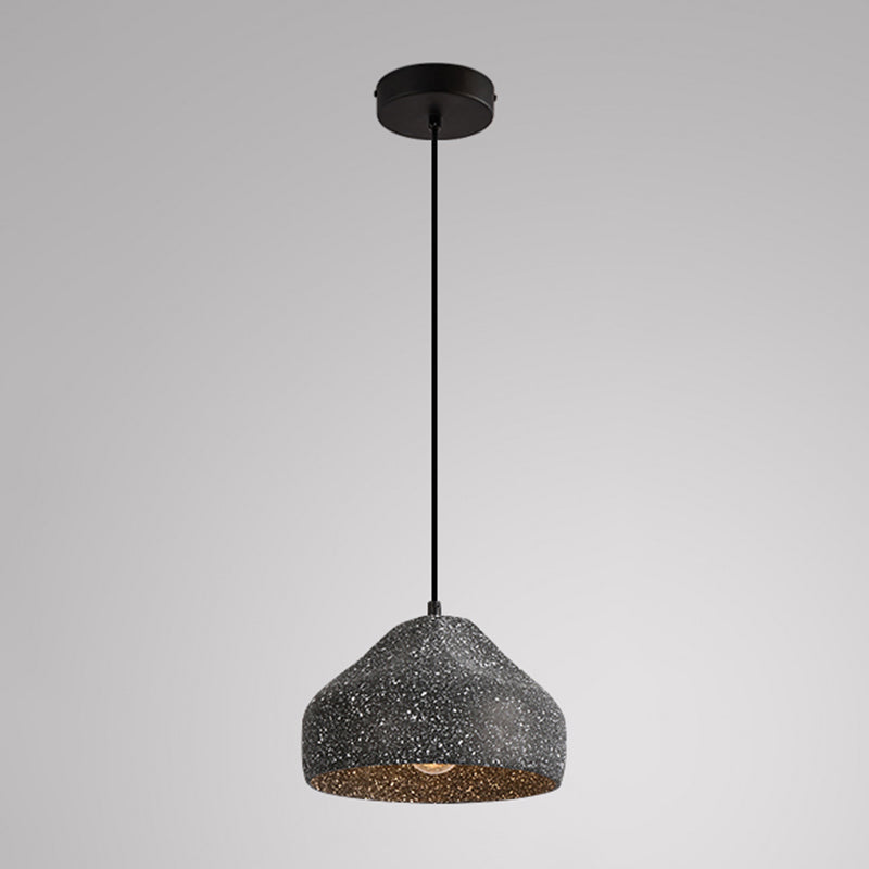 Nordic Style Cement Ceiling Lamp Modern Simple Geometry Led Pendant Light for Living Room