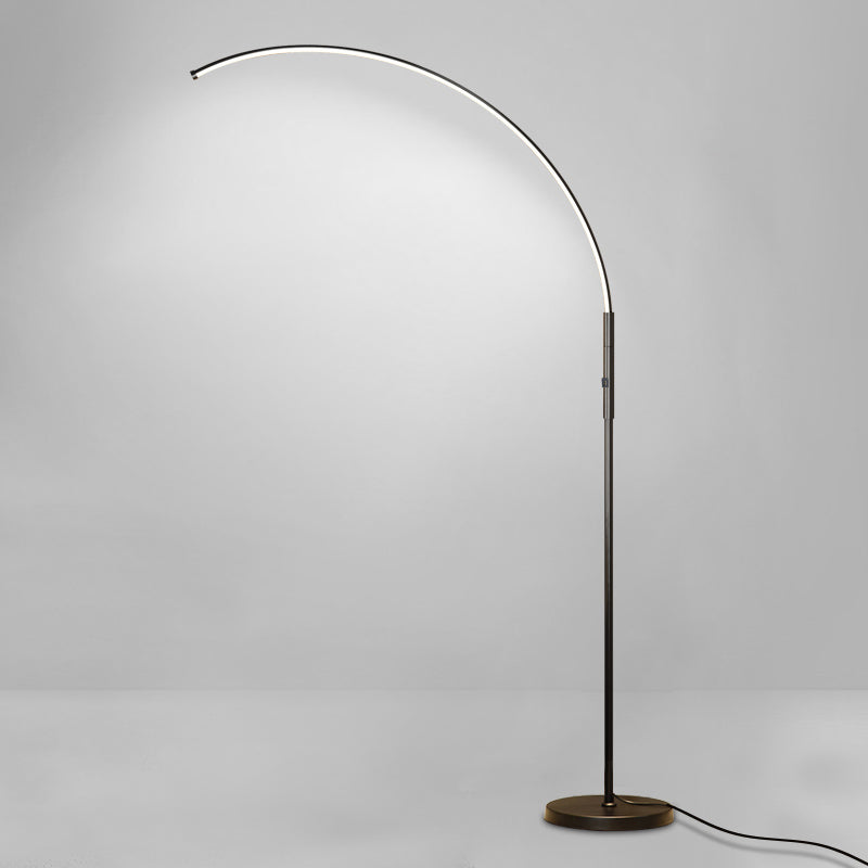 Lineare Form Metallbodenlicht moderne 1-Licht-Bodenleuchten