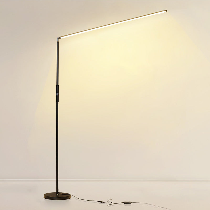 Metal Linear Shape Floor Light Modern Single Light  Floor Light Fixtures