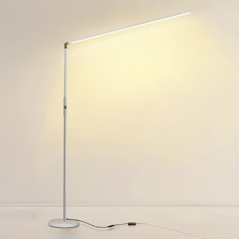 Metal Linear Shape Floor Light Modern Single Light  Floor Light Fixtures