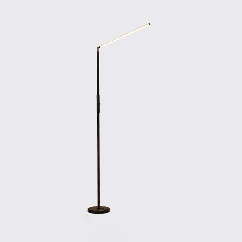 Metal Linear Shape Floor Light Modern Single Light  Floor Light Fixtures