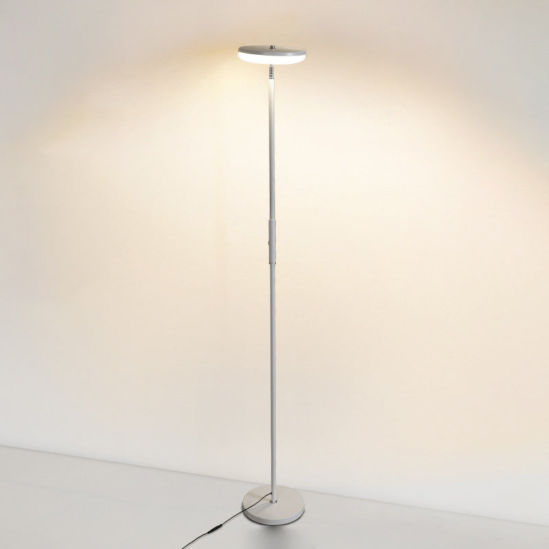 Nordic Style Floor Lamp Metal 71" High LED Floor Light for Living Room