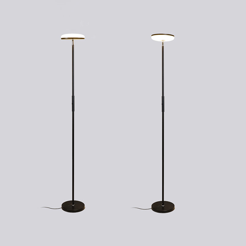 Nordic Style Floor Lamp Metal 71" High LED Floor Light for Living Room