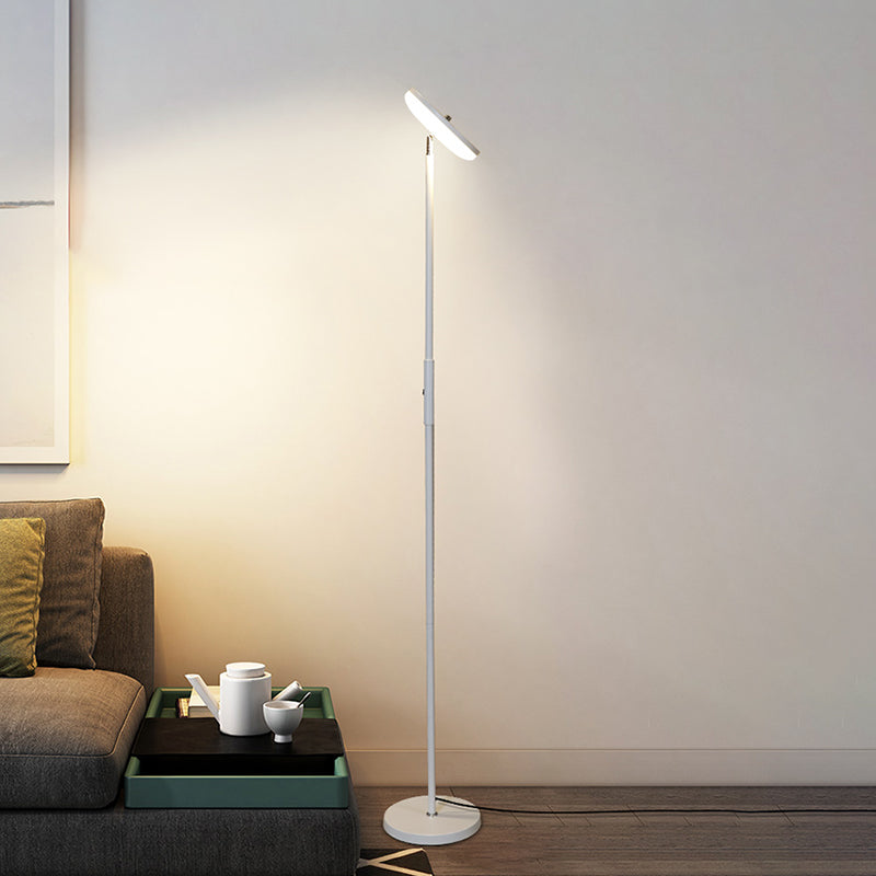 Nordic Style Floor Lamp Metal 71" High LED Floor Light for Living Room