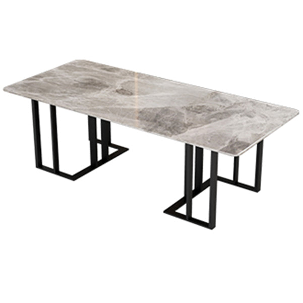 Sintered Stone Rectangular Meeting Table Office Industrial Writing Desk