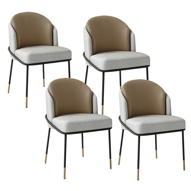 Armless Dining Chairs Contemporary Kitchen Side Chairs for Dining Room